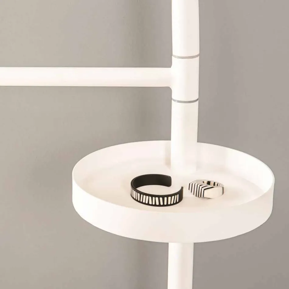 Moderner Parkservice aus lackiertem RAL-Stahl im Made in Italy-Design - Mirello Viadurini