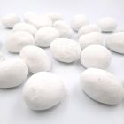 Set mit 24 Kieselsteinen aus feuerfestem Gips für die Dekoration von Biokaminen – Smeily Viadurini