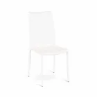 4. September moderne Stühle Joy Kunstleder, vollständig bedeckt Viadurini