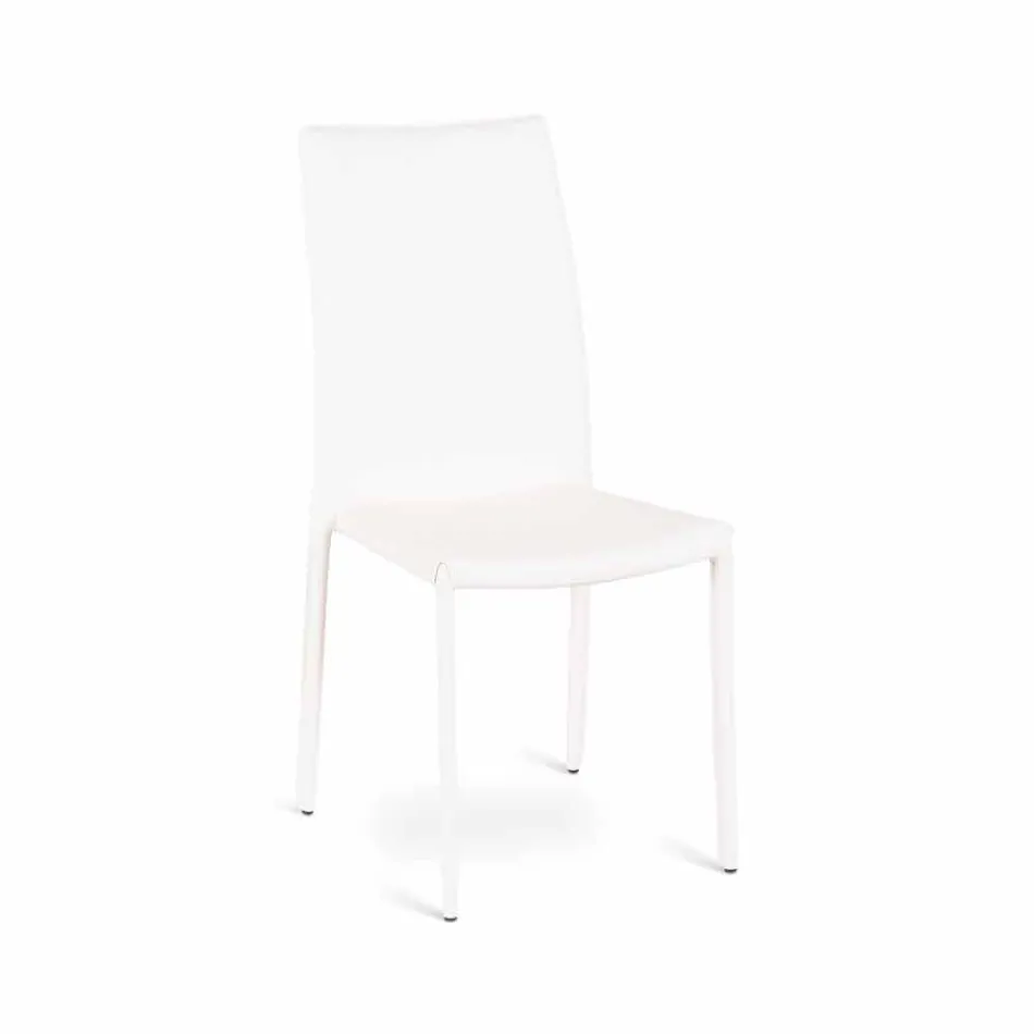 4. September moderne Stühle Joy Kunstleder, vollständig bedeckt Viadurini