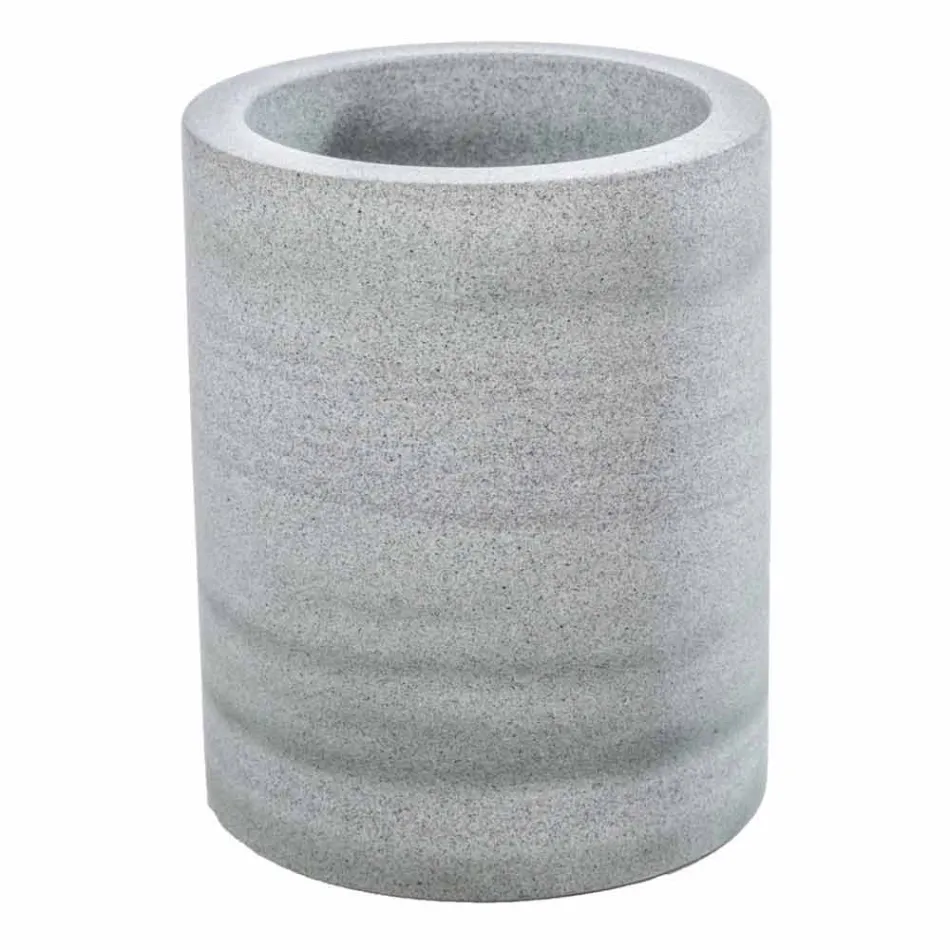 Modernes Badezimmerzubehör aus grauem Montale-Stein Viadurini