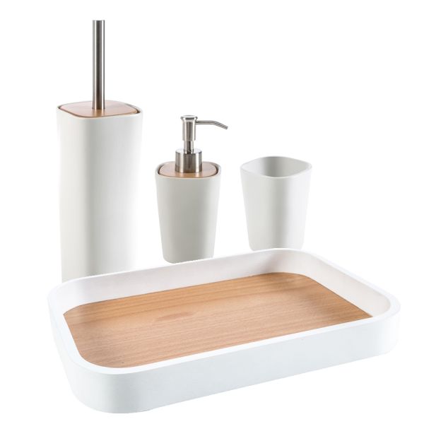 Modernes badzubehörset aus keramik carsoli