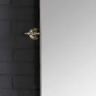 Bad-Set mit Doppel-Konsole aus weißer Keramik von Linienstruktur Viadurini