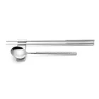 Set bestehend aus Obstlöffel, Essstäbchen und Besteckablage mit Origami - Osaka Viadurini