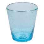 Set mit 12 Gläsern 330 ml aus farbiger geblasener Glaspaste - Spilla Viadurini