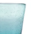 Set mit 12 Gläsern 330 ml aus farbiger geblasener Glaspaste - Spilla Viadurini