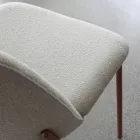 Set mit 2 Wohnzimmerstühlen aus Stoff und Metall, hergestellt in Italien – Ivy Viadurini