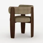 Set aus 4 Esszimmerstühlen aus Massivholz, hergestellt in Italien - Chile Viadurini