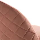 Set mit 4 Stühlen aus Mikrofaserstoff mit Samteffekt – Terbio Viadurini