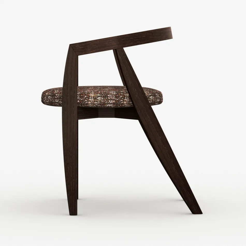 Set aus 4 modernen Stühlen aus hochwertigem Massivholz, hergestellt in Italien - Vela Viadurini