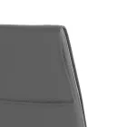 Set mit 4 Stühlen, gepolstert mit Kunstleder in verschiedenen Ausführungen – Uranium Viadurini