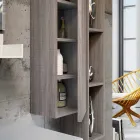 Holzset und Fenix moderne Badmöbelaufhängung made Italy Bari Viadurini