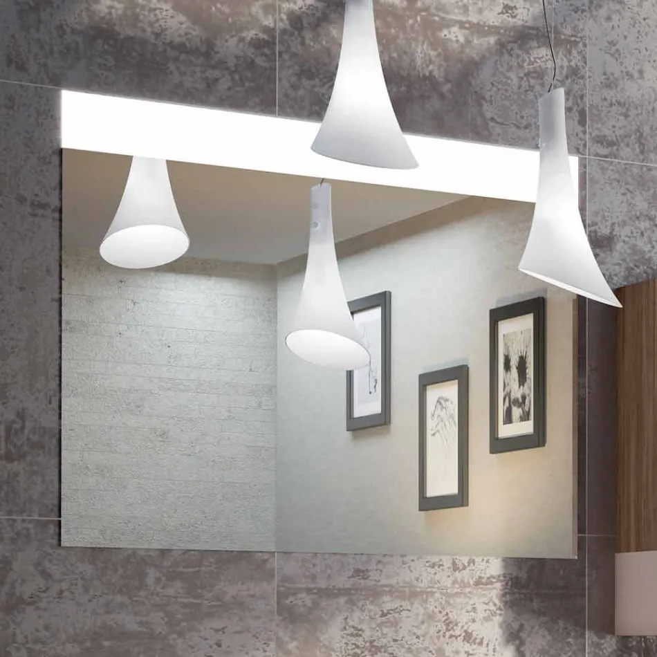 Set aus Holz-Badmöbel-Aufhängung Design made in Italy Cesena Viadurini