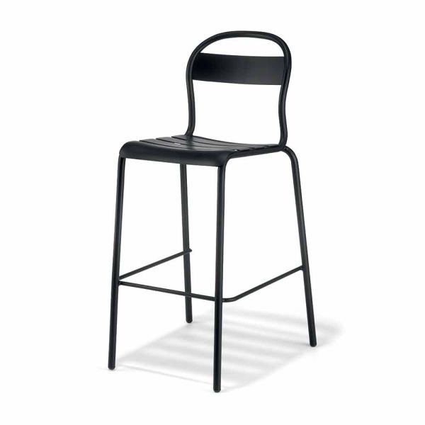 Hoch stapelbarer outdoor-hocker made in italy, 2 stück - trixie