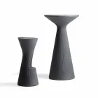 Hoher Gartenhocker aus farbigem Polyethylen Made in Italy - Desmond Viadurini