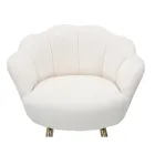 Hoher Hocker aus goldenem Eisen mit Sitz mit Samtbezug - Annina Viadurini