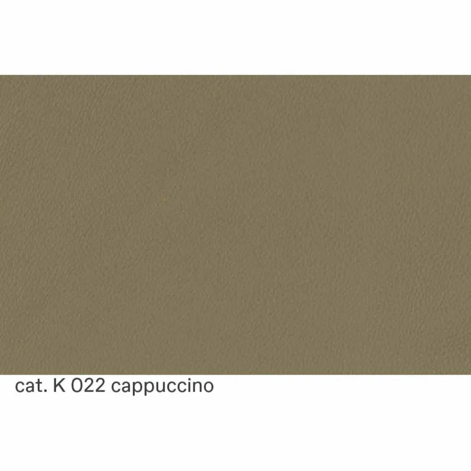 Hoher Barhocker aus Leder mit Stahlstruktur Made in Italy - Beniamino Viadurini