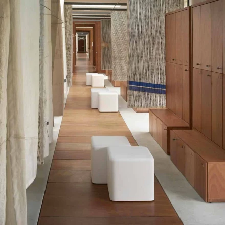 Würfelhocker aus weichem Polyurethan Slide Soft Cube-Design aus Italien Viadurini