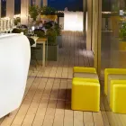 Würfelhocker aus weichem Polyurethan Slide Soft Cube-Design aus Italien Viadurini