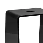 Penelope – Schwarzer Designer-Badhocker aus Plexiglas, hergestellt in Italien Viadurini