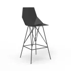 Outdoor-Hocker H 102 cm Faz von Vondom aus Polypropylen und Stahl, 4 Stück Viadurini