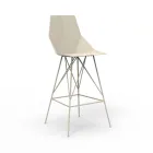 Outdoor-Hocker H 102 cm Faz von Vondom aus Polypropylen und Stahl, 4 Stück Viadurini