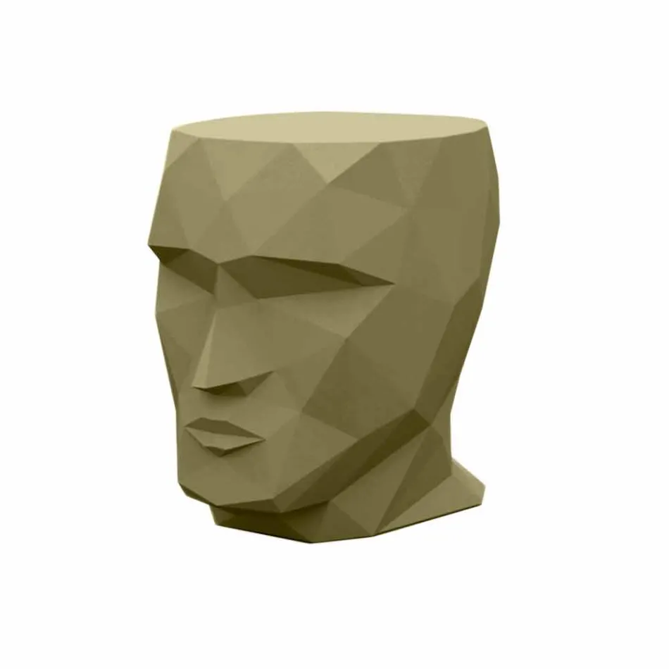 Außenhocker in Gesichtsform in modernem Design von Adan by Vondom Viadurini