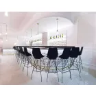 Faz by Vondom Außenhocker H 111 cm aus Polypropylen und Stahl Viadurini