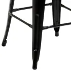 Innen- und Außenhocker aus Eisen und Holz - Schreibwaren Viadurini