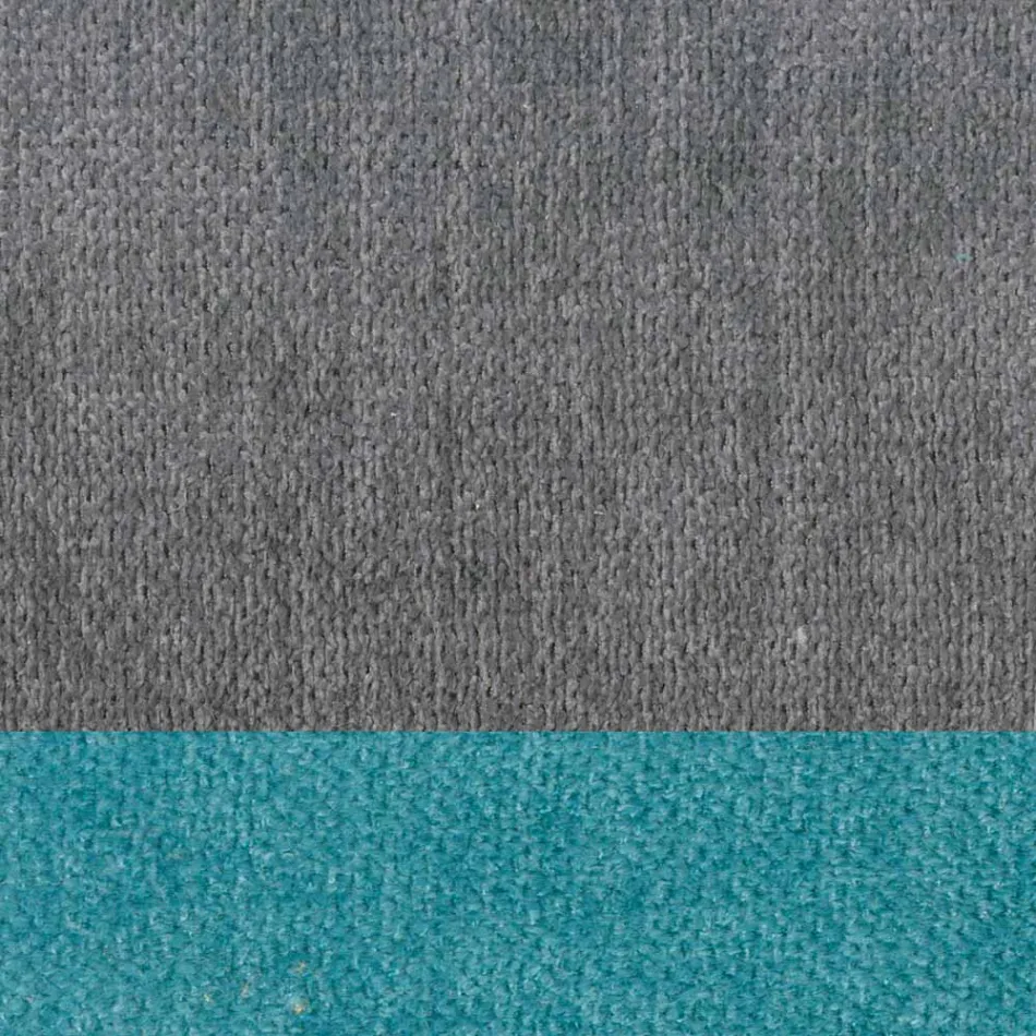 Eleganter Wohnzimmerhocker im modernen Design aus Stoff mit Rand – Scarat Viadurini