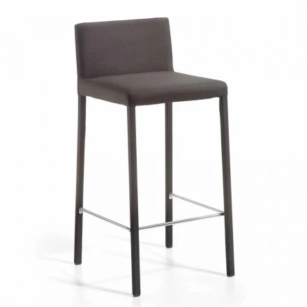 Moderner Design Hocker mit Alwyn H 86 cm Rückenlehne, made in Italy Viadurini