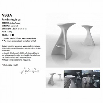 Hocker Design Moderne Vega Made in Italy