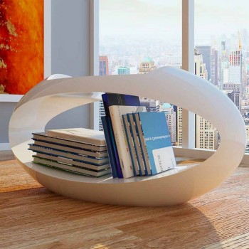 Design Stuhl mit integrierter Bibliothek Ellix made in Italy