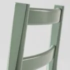 Luxushocker aus massiver Buche mit Stoffsitz, hergestellt in Italien – Nora Viadurini