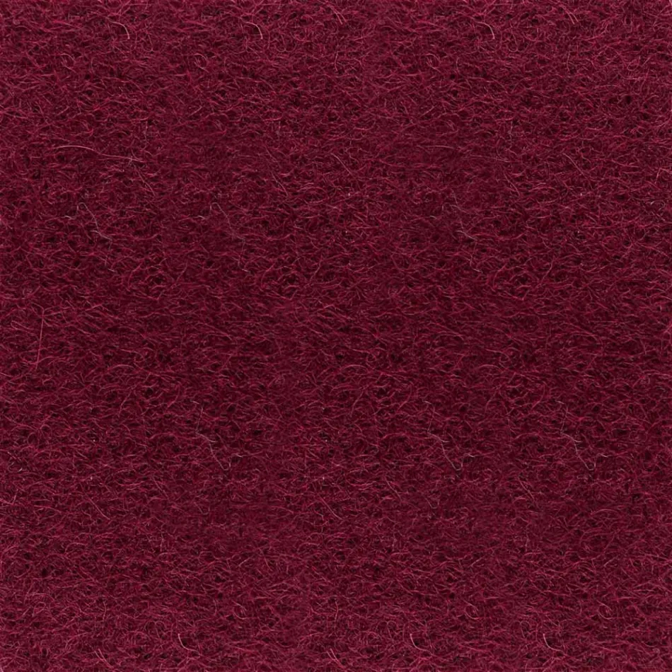 Luxuriöser Hocker mit Stoffbezug und Metallgestell, hergestellt in Italien – Molde Viadurini