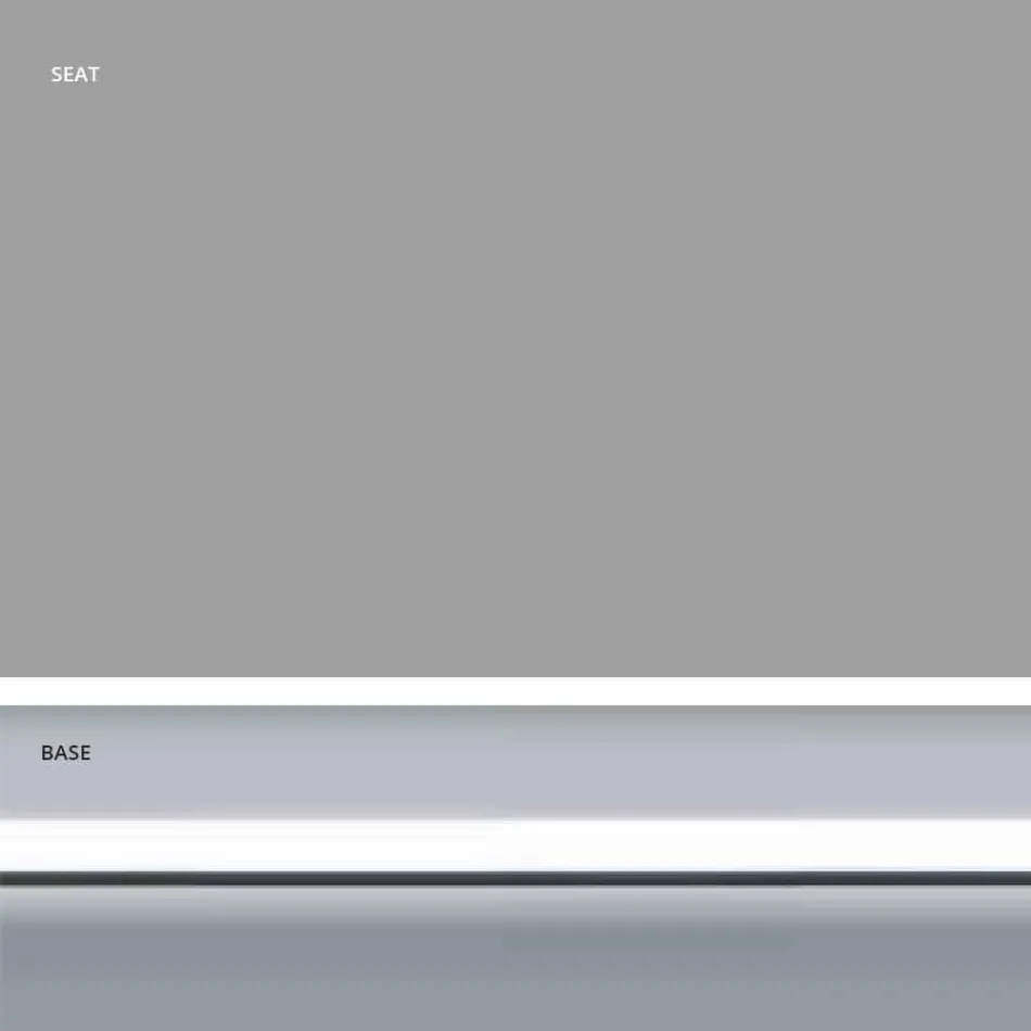 Fester Hocker aus Öko-Leder, Modernes Design H 65 cm - Alina Viadurini