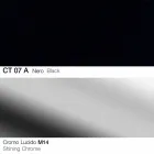 Drehbarer Hocker aus Stoff und Stahl mit Gasfeder Made in Italy - Marchesi Viadurini