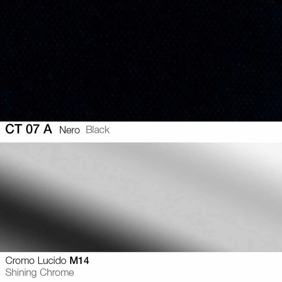 Drehbarer Hocker aus Stoff und Stahl mit Gasfeder Made in Italy - Marchesi Viadurini