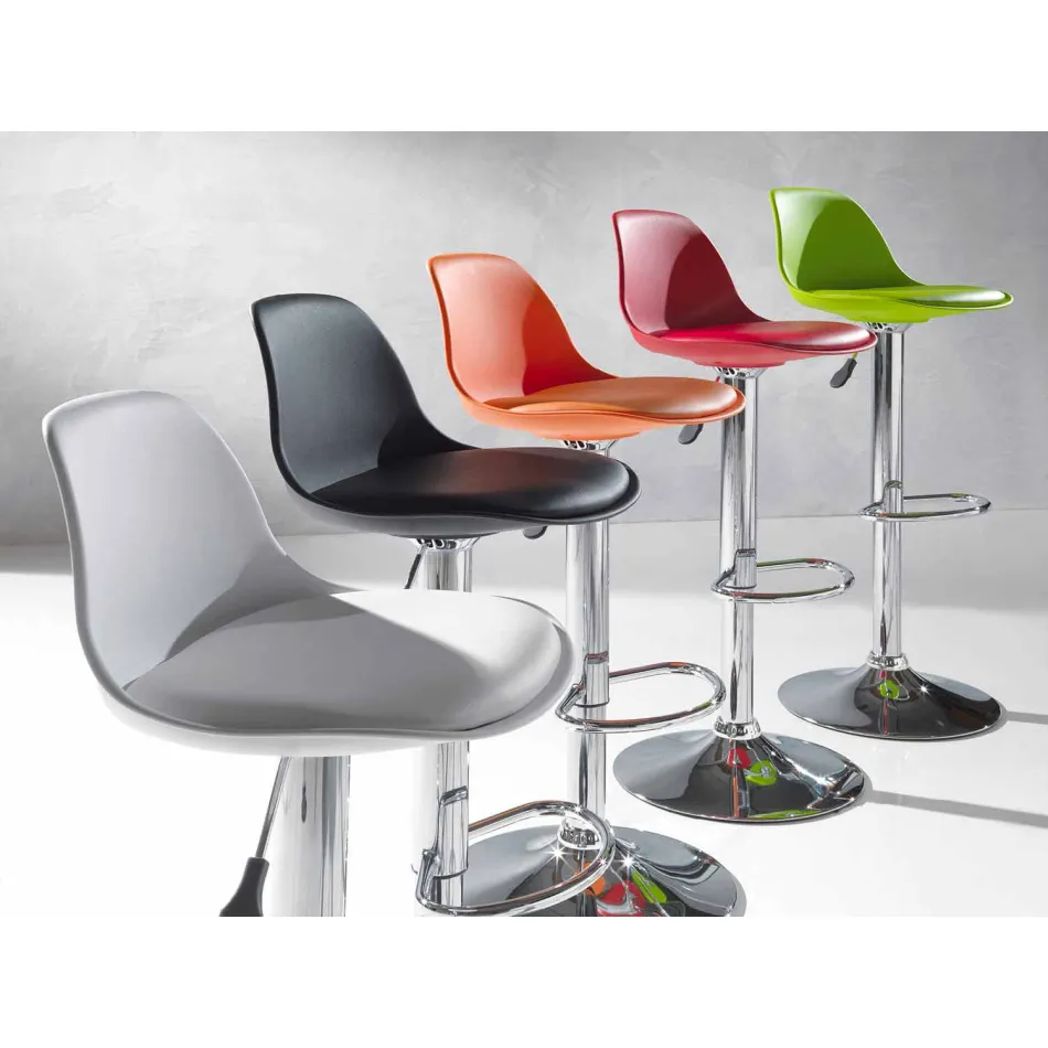 Polypropylen Hocker, modernes Design und anhebbar - Pink Viadurini