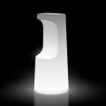 Leuchtender Außenhocker aus Polyethylen mit LED-Licht Made in Italy - Forlina