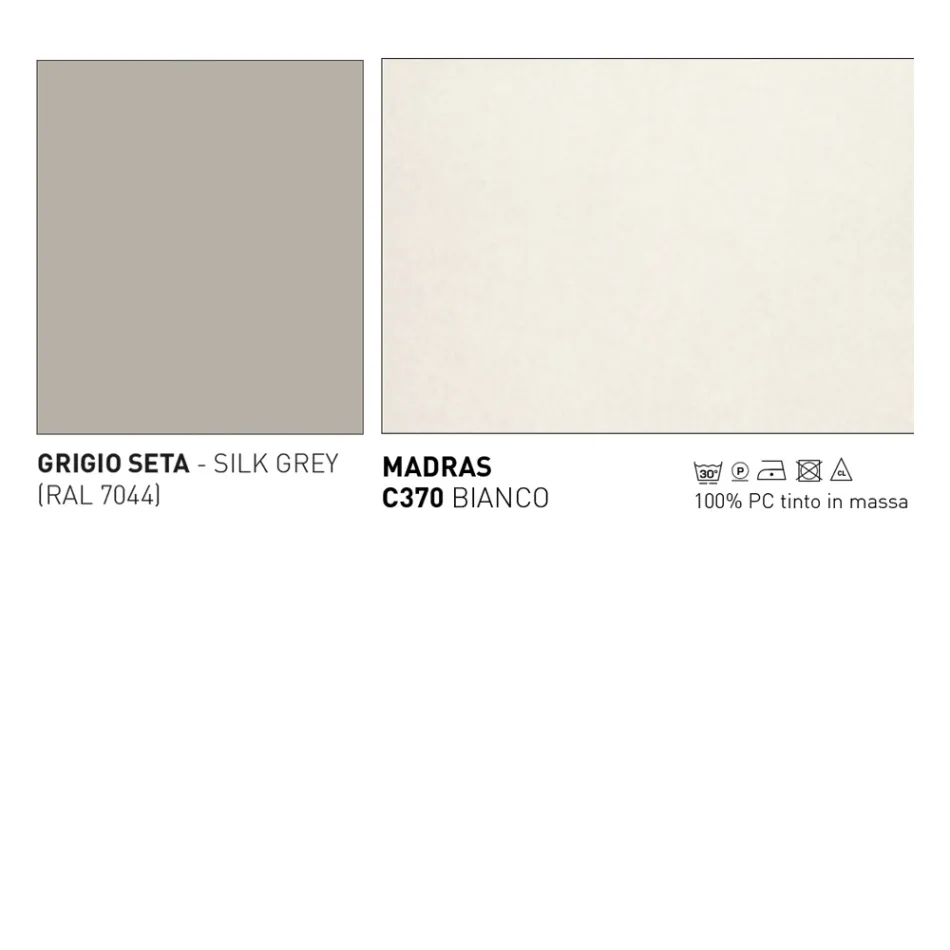 Outdoor-Hocker mit Kissen inklusive Made in Italy - Noss by Varaschin Viadurini