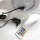 Wiederaufladbarer Outdoor-Hocker in Hundeform aus Polypropylen - Ardea Viadurini