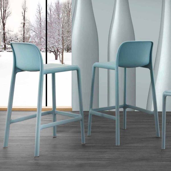 Hocker aus harz mit glasfaser in modernem design grosseto