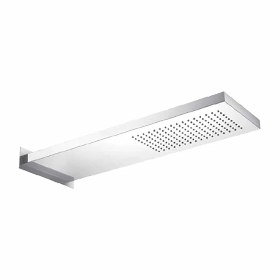 Stahlduschkopf mit Regenstrahl Made in Italy - Nairobi Viadurini