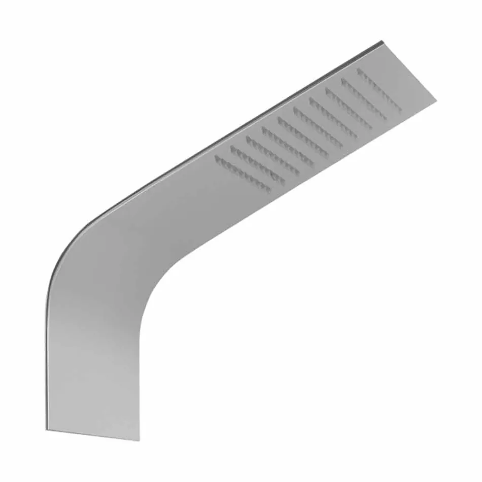 Schlanker Duschkopf aus Stahl mit Regenstrahl Made in Italy - Vispo Viadurini