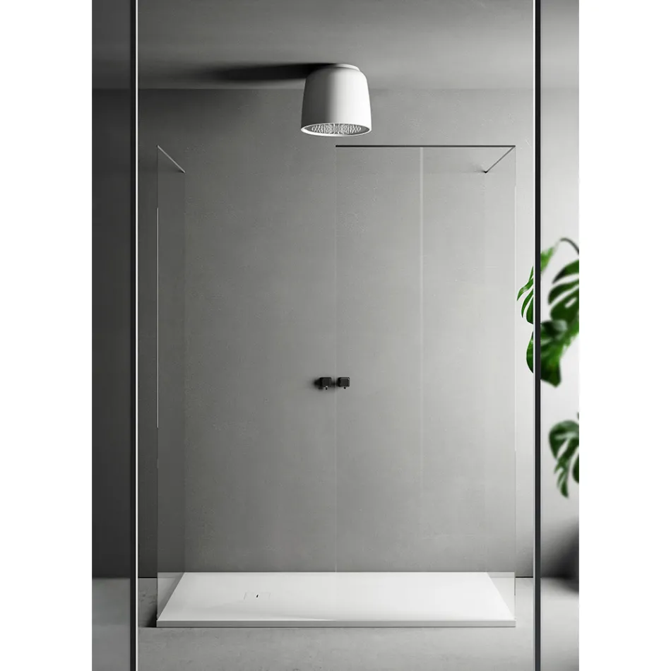 Luxolid Solid Surface Duschkopf Made in Italy - Lallio Viadurini