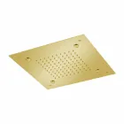 Quadratischer Duschkopf aus Edelstahl mit Verneblern Made in Italy - Selmo Viadurini