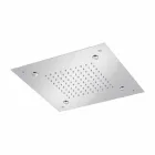 Quadratischer Duschkopf aus Edelstahl mit Verneblern Made in Italy - Selmo Viadurini