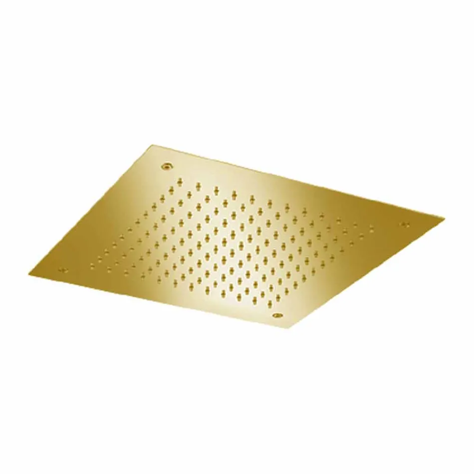 Quadratischer Single Jet Duschkopf aus Edelstahl Made in Italy - Jet Viadurini