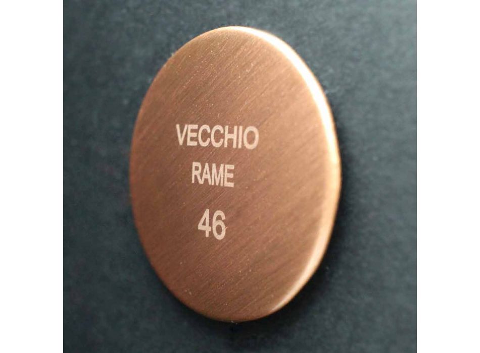 Runder Wandduschkopf aus Messing im klassischen Stil Made in Italy - Betto Viadurini